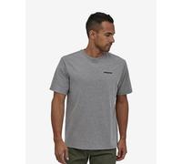 T-shirt Patagonia P-6 Logo Responsibili-Tee manche courte gris logo - M