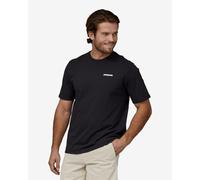 Patagonia - T-shirt en coton recyclé - M's P-6 Logo Responsibili-Tee Black pour Homme en Coton - Taille XL - Noir Noir XL