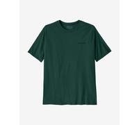 T-shirt Patagonia P-6 Logo Responsibili-Tee manches courtes vert foncé bleu - S