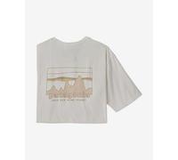 T-shirt Patagonia Skyline Organic manche courte blanc - L