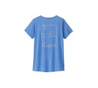 T-shirt Patagonia Capilene Cool Daily Graphic manches courtes bleu électrique femme - XS