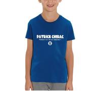 T-shirt Patrick Chirac - Pourquoi c'est moi qui changerais - Réplique dans le film Camping - Réplique culte - Enfant 8 ans