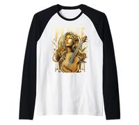 T-shirt Peace in All Global Harmony Unissons l'humanité à la paix Manche Raglan