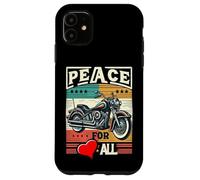 T-Shirt Peace to All Riders Ride for Unity & Brotherhood Freedom Coque pour iPhone 11