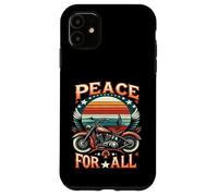 T-Shirt Peace to All Riders Ride for Unity & Brotherhood Freedom Coque pour iPhone 11