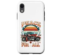T-Shirt Peace to All Riders Ride for Unity & Brotherhood Freedom Coque pour iPhone XR