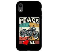 T-Shirt Peace to All Riders Ride for Unity & Brotherhood Freedom Coque pour iPhone XR