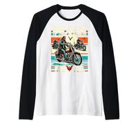 T-Shirt Peace to All Riders Ride for Unity & Brotherhood Freedom Manche Raglan