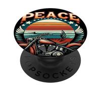 T-Shirt Peace to All Riders Ride for Unity & Brotherhood Freedom PopSockets PopGrip Adhésif