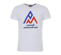 T-shirt Peak Mountain Cimes Blanc M