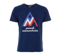 T-shirt Peak Mountain Cimes Bleu M