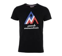 T-shirt Peak Mountain Cimes Noir M