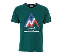 T-shirt Peak Mountain Cimes Vert L