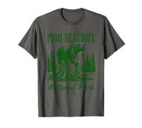 T-shirt Peaks of Europe National Park Espagne pour homme femme ours T-Shirt