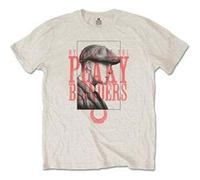 T-SHIRT PEAKY BLINDERS Red Logo Tommy UNISEXE COULEUR SABLE TAILLE : M Sable