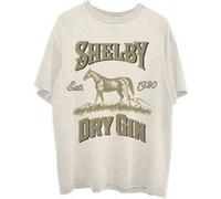 T-SHIRT PEAKY BLINDERS Shelby Dry Gin UNISEXE COULEUR NATURELLE TAILLE : L Blanc Nature