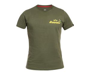 T-Shirt Pearl Harbor Back Print Alpha Industries - Dark Olive 3XL