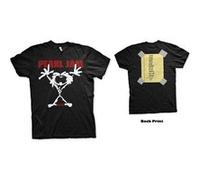 T-shirt pearljam stickman unisexe noir taille xxl Noir G