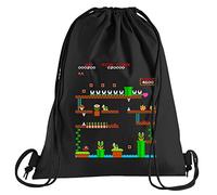 T-shirt People Retro Mario 1UP Sac de sport - Sac imprimé - Un beau sac de sport avec cordons