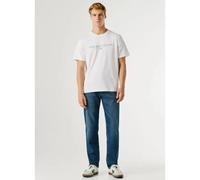 Pepe Jeans Summer Seasonal Logo Short Sleeve T-shirt Blanc 2XL Homme