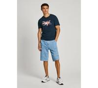 Pepe Jeans Clag Short Sleeve T-shirt Bleu S Homme