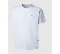 T-shirt Pepe Jeans Contrast Connor manches courtes blanc - L