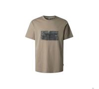 Pepe Jeans Dalter Tee T-Shirt, Marron (Beige Pierre), L Homme