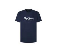 Pepe Jeans T-shirt Eggo Logo manches courtes bleu marine foncé blanc M