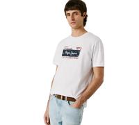Pepe Jeans - T-Chemises - Homme - Tops - Blanc - Taille: XL