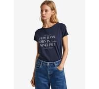 T-shirt Pepe Jeans Jasmine à manches courtes bleu marine pour femme. - XS
