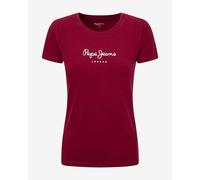Pepe Jeans Nouvelle-Virginie SS N T-Shirt, Rouge (Burgundy), XS Femme