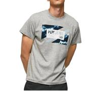 T-shirt PEPE JEANS PM508685933 Gris - Homme/Adulte - Coton - Manches courtes - Col arrondi XS