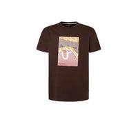 T-shirt PEPE JEANS PM509105874 Marron - Homme/Adulte - Coton - Manches courtes - Col classique M