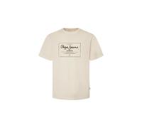 Pepe Jeans Pm509650 Short Sleeve T-shirt Beige S Homme