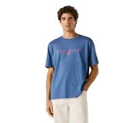 Pepe Jeans T-Shirt bleu / rouge clair, Taille L