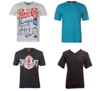 T-Shirt - Pepsi - Slazenger - 100% Coton - Lot de 4 - Manches Courtes - Multicolore L