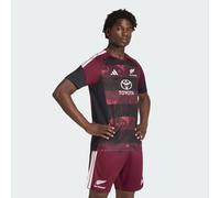 adidas men all blacks performance tee for south africa tour burgundy l