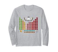 T-Shirt « Periodic Table of Wine Lovers » Manche Longue