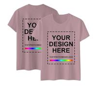 T-Shirt Personnalisé avec Votre Image pour Hommes et Femmes, Personnalisation à la Demande (FR/ES, Alpha/Lettres, S, Taille Normale, Taille Normale, motif03)