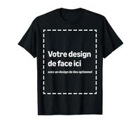T-Shirt Personnalisé Avec Votre Image Recto-Verso