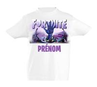 T-Shirt personnalisé pour Enfants Imprimez Votre nom sur Le t-Shirt T-Shirt Fortnite avec nom personnalisé T-Shirts de Jeu personnalisés pour garçons