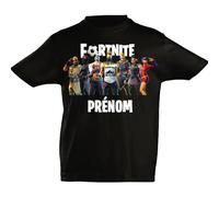 T-Shirt personnalisé pour Enfants Premium & Authentic Dye Color T-Shirt de Jeu personnalisé avec prénom ou Texte pour Enfants garçons pour Les Fans de FORTNITE