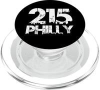T-Shirt Philadelphia Philly 215 - Code régional Vieilli PopSockets PopGrip pour MagSafe