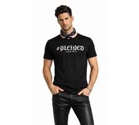T-Shirt PHILIPP PLEIN En Or Avec Logo Gothique PLEINED Exclusif Iconique XXL