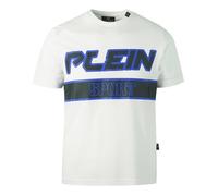 Plein Sport - T-Shirt Maniche Corte - Homme - Sport - Blanc - Taille: XL