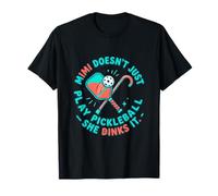 T-Shirt Pickleball Mimi She Dinks It Funny Grandma Pickleball T-Shirt