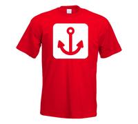 T-Shirt Pictogrammes Ancrage Port Pour Hommes Funshirt Imprimé Design