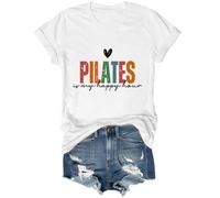 T-shirt Pilates is My Happy Hour - T-shirt Pilates is My Happy Hour - T-shirt Pilates is My Happy Hour, blanc, L