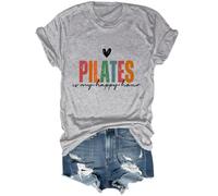 T-shirt Pilates is My Happy Hour - T-shirt Pilates is My Happy Hour - T-shirt Pilates is My Happy Hour, gris, L