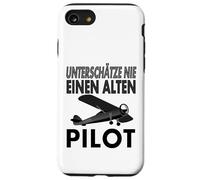 T-Shirt Pilote Alter Pilot fliegt Flugzeug Cockpit Geschenk Coque pour iPhone SE (2020) / 7/8